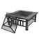 Kloss 17" H x 32" W Steel Outdoor Fire Pit with Lid