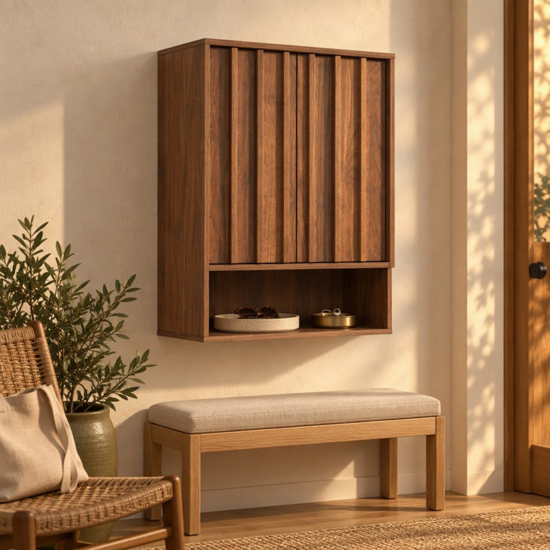 Armoire de rangement murale