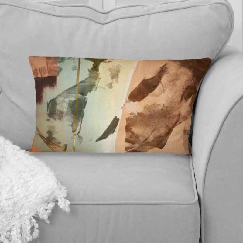 Coussin chocolat à l'horizon IV - chocolat abstrait