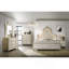 Table de chevet 2 tiroirs beige