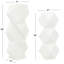 Vase contemporain en céramique Cosmoliving par Cosmopolitan, 16 x 7 x 4-1171760744