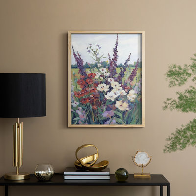 Reproduction encadrée FLORAL Series DCxxxix - bois massif