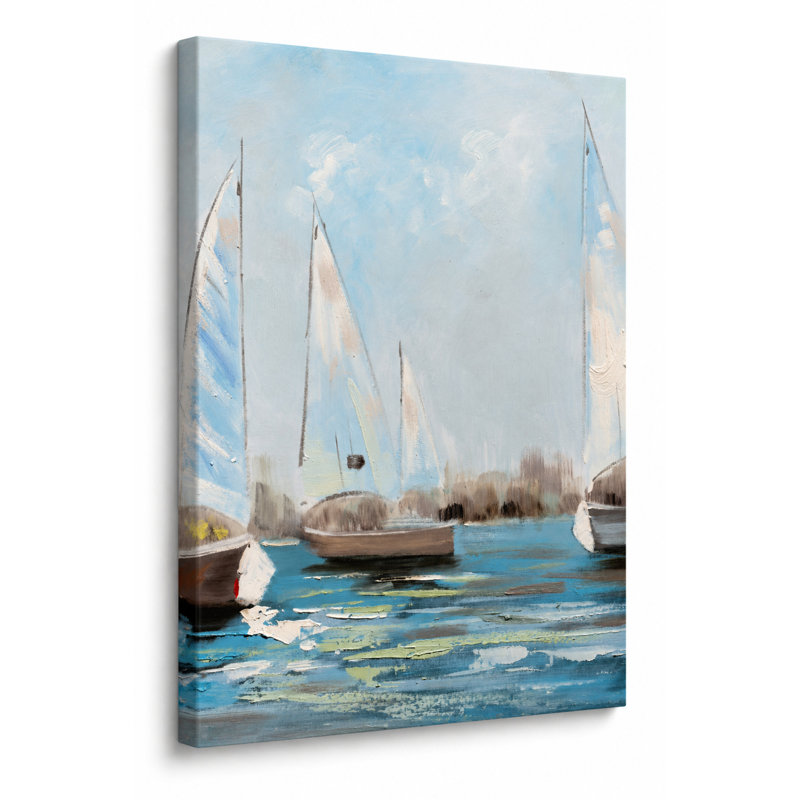 «Quiet Harbor», reproduction d'art sur toile tendue, 1824