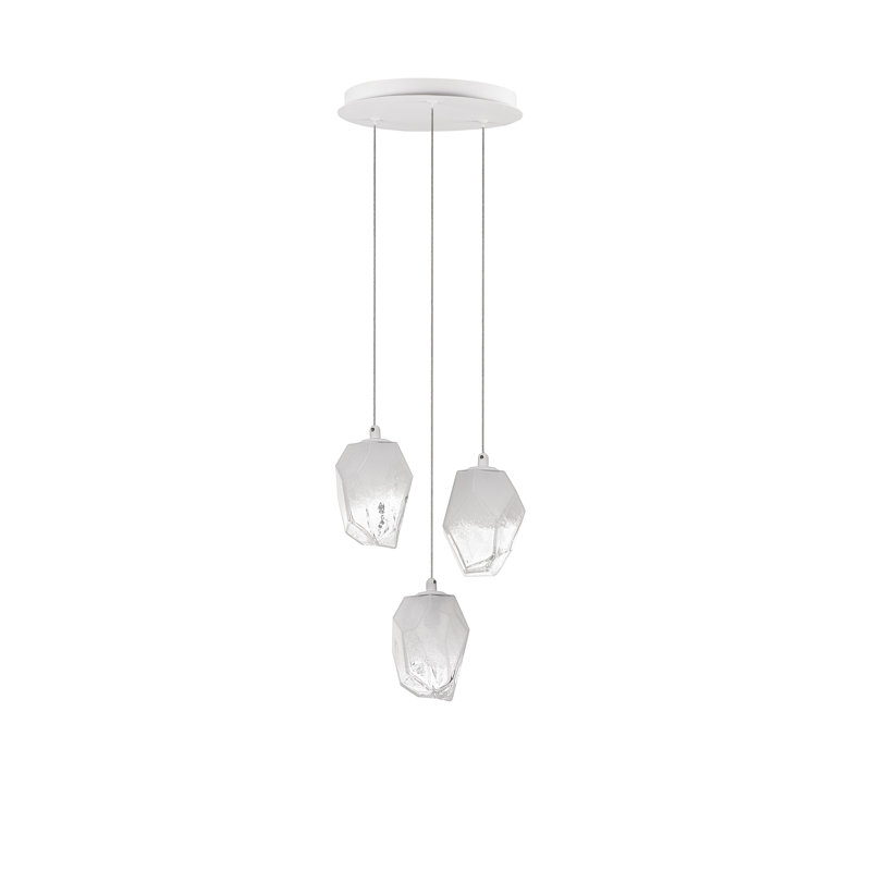 3 - Light White Cluster Pendant