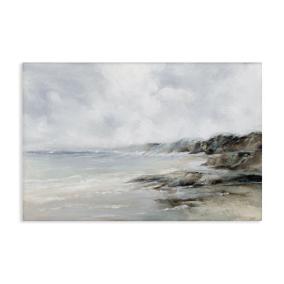  Classic Shoreline Cliffs Canvas Wall Art by Luna Mavis