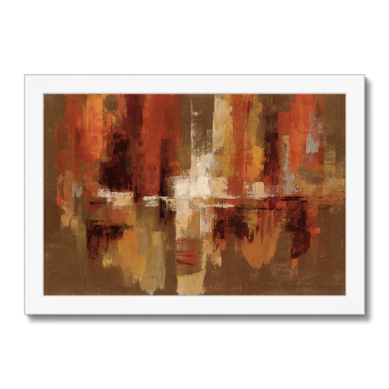 Castanets - Wrapped Canvas Painting, 55cm H x 80cm W x 2.3cm D, White Framed Paper Print