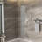 12" Ceiling Mount Shower System In Brushed Nickel - Square With Waterfall Tub Spout 3 Function, Rainfall & Handheld Valve Easy To Install And Sanitize Effectively 12 Inch Mounted Straightforward