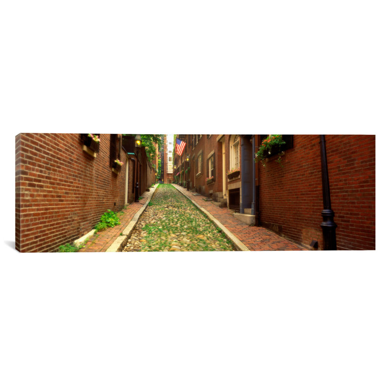 « massachusetts, boston, balise hill », reproduction de photo sur toile, H 12 po x l 36 po x P 1,5 po, Toile tendue