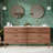 Dondi 72'' Double Bathroom Vanity with Quartz Top