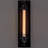 Krisdapor Wrought Iron Flush Mounted Sconce