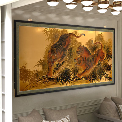Painting on Folding Screen