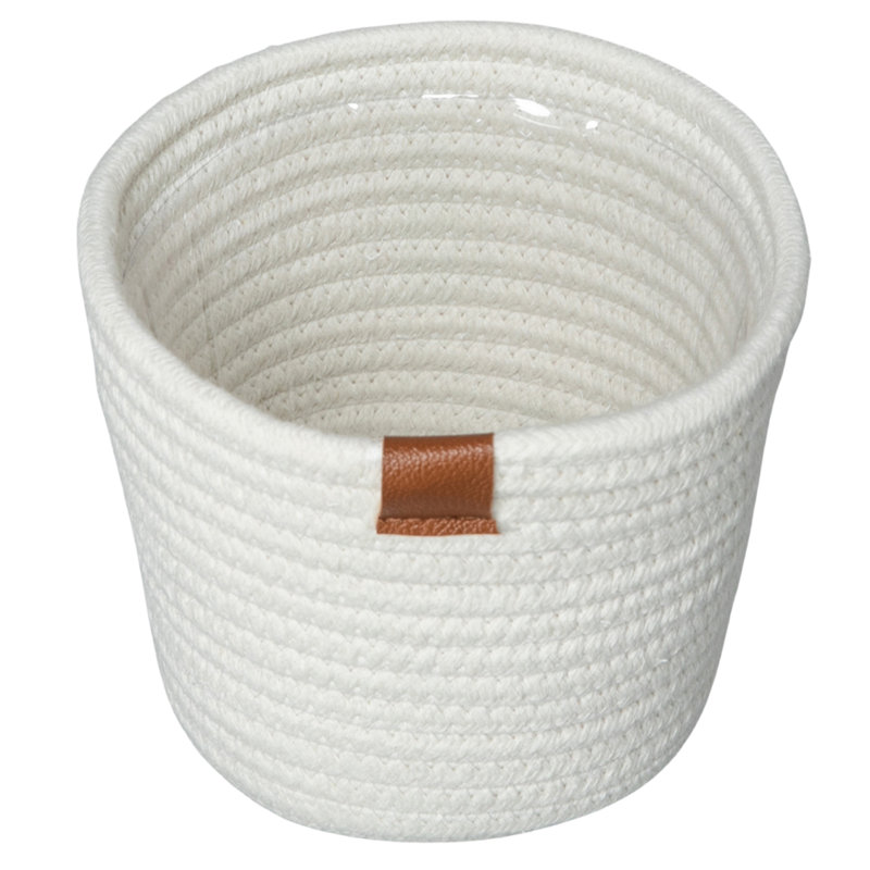 Ensemble de paniers en coton, H 6 po x l 7 po x P 7 po