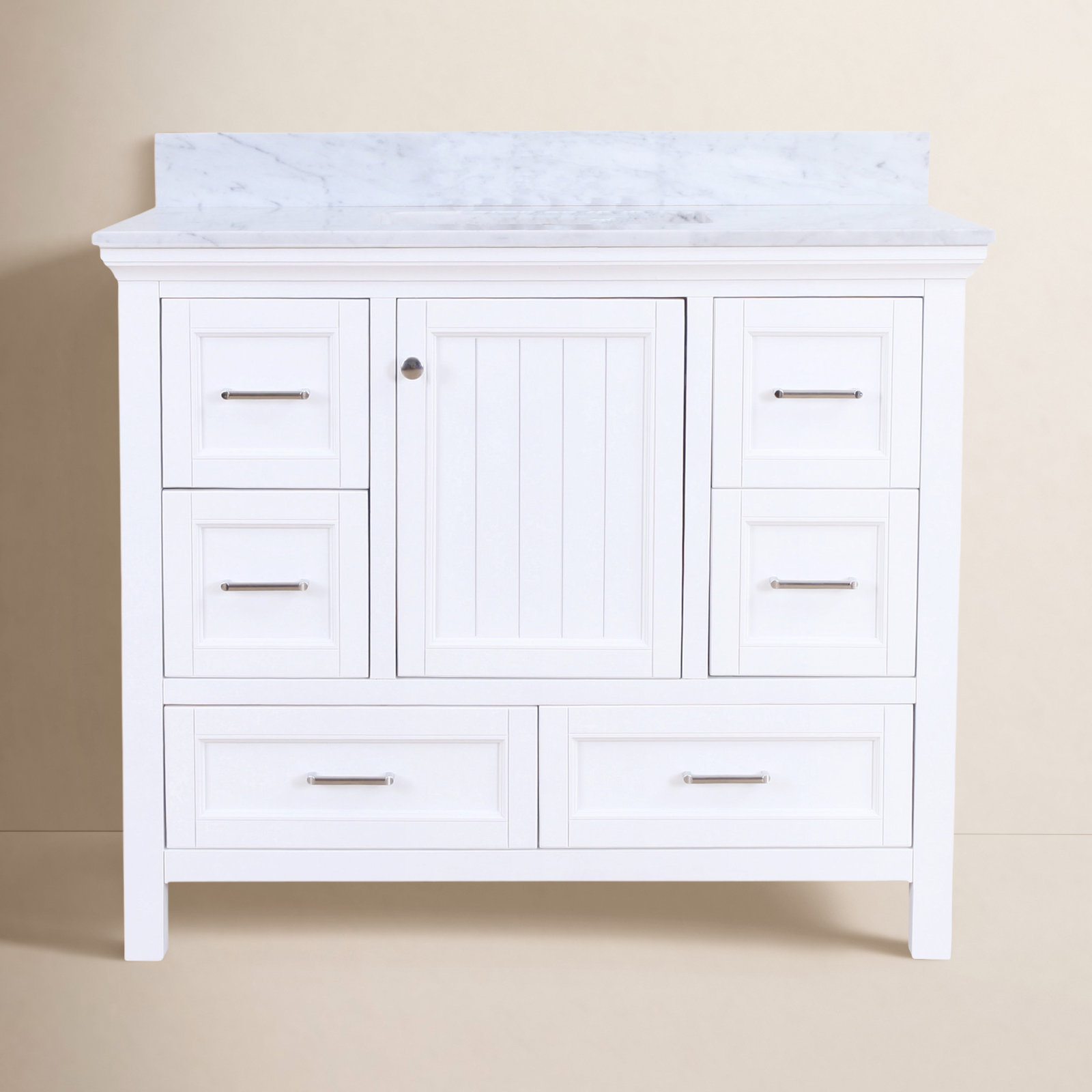 Maven 42'' Single Bathroom Vanity, White