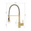 Fairmont Park Aajah Pull Down Kitchen Faucet