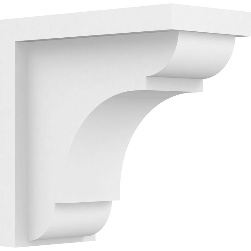 Standard Bryant Architectural Grade PVC Bracket, 7" H x 3.5" W x 7" D