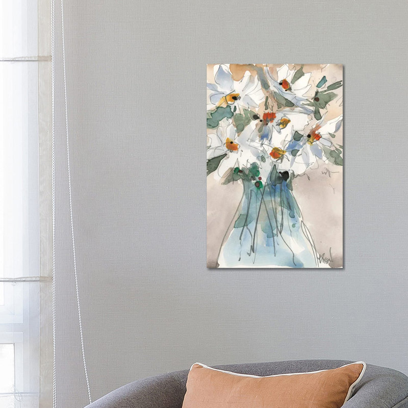 «Daisy Point of View II», reproduction d'art sur toile tendue, Toile tendue, Ne s’applique pas, H 26 po x l 18 po