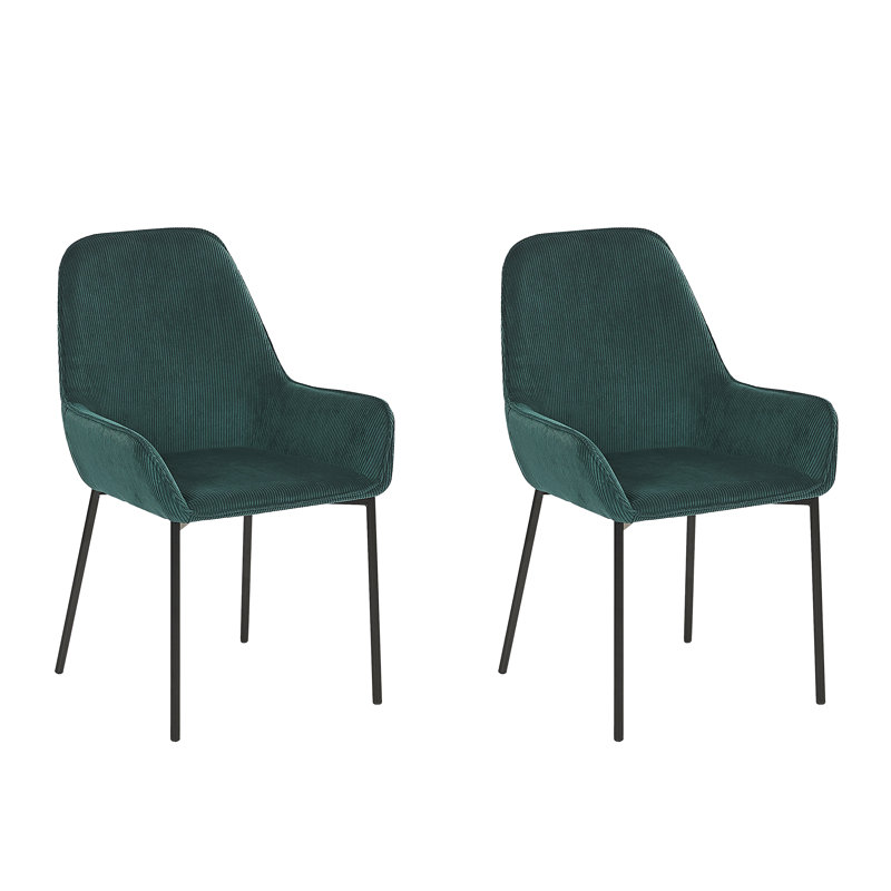 Summit 48cm H Corduroy Upholstered Armchair, Green