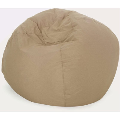 Fauteuil à billes à mousse haute densité 5 pieds pour enfants et adultes, avec housse amovible en microsuède, lecture idéale et salon au sol pour chambre à coucher