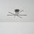 Celene 3-Light LED Fixtures Dimmable Semi Flush Mount Ceiling Light for Living Room Bedroom Dinning Room Kitchen-495161135