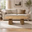 Table basse extensible avec pieds à lattes
