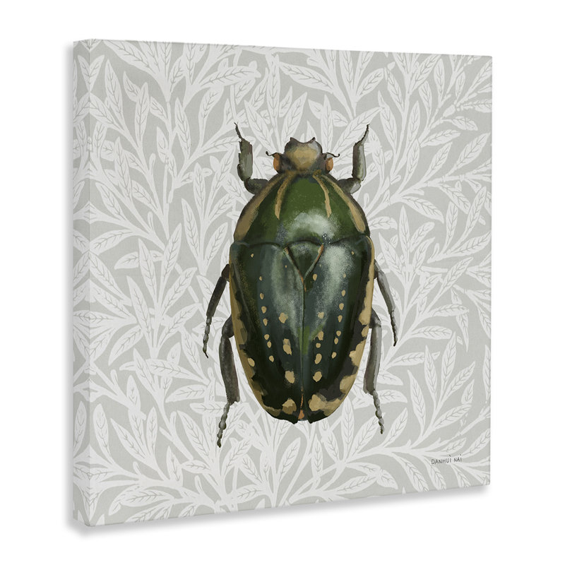 «Beetle with Botanical Motif» par Danhui Nai, H 17 po x l 17 po