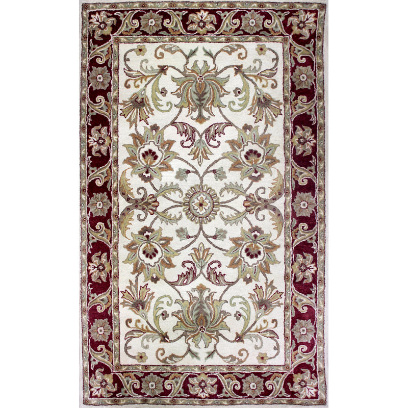 Sneed Wool Oriental Indoor Rug, Rectangle 8' x 11'