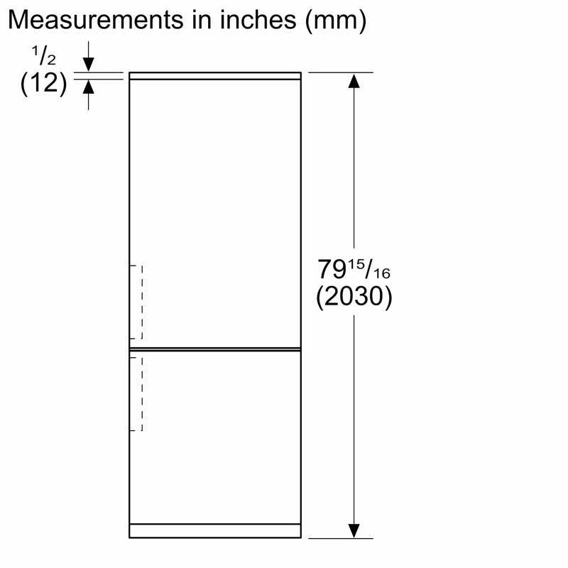 Free-Standing Fridge-Freezer