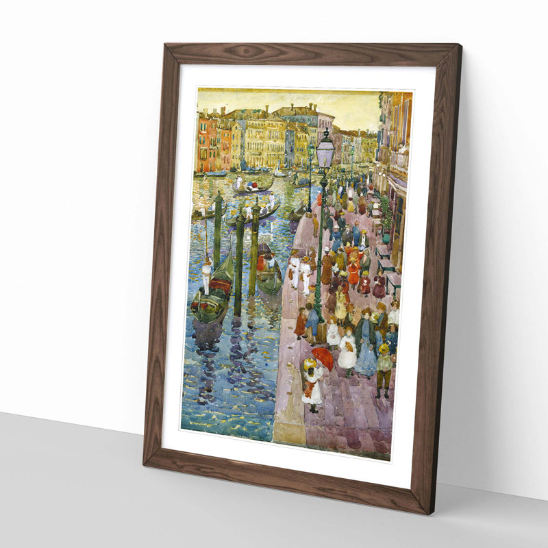 Maurice Pendergrast - Single Picture Frame Painting, Walnut