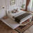 Phoenix Wood Platform Bed with Trundle-891028862-891028860