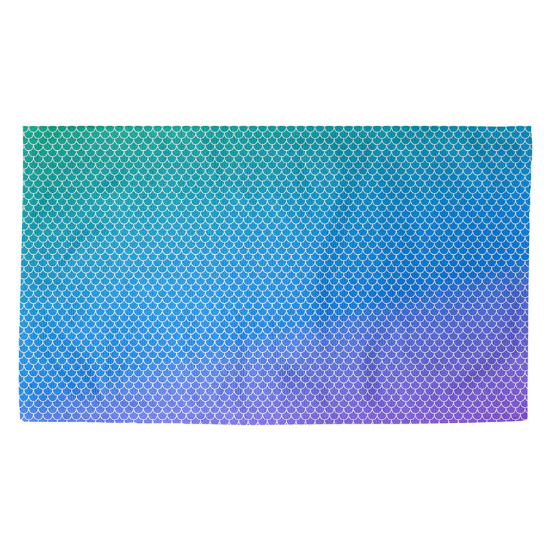 Tapis sirène balances vert/bleu/mauve area Avicia, Rectangle 2 pi 2 po x 3 pi 4 po