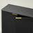 Vertical Stripe Buffet Cabinet with Storage,Curved Wave Design-1301077712