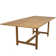 Rafael Extendable Rectangular Teak Outdoor Dining Table