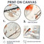 Oiseau Robin sur une branche enneigée I - oiseau, art mural-962042518-962042517-962042512