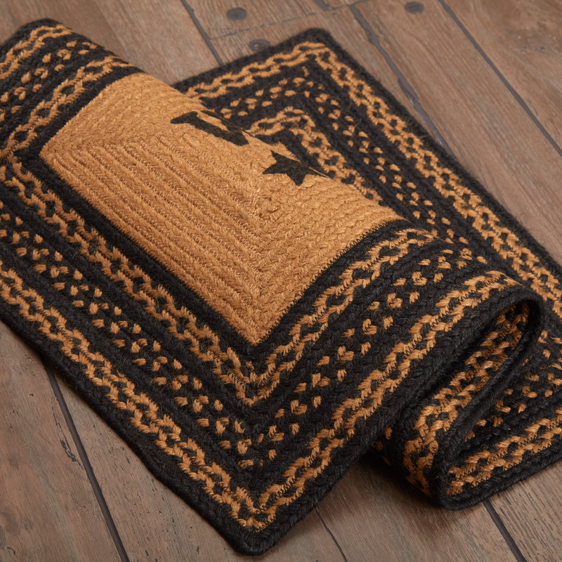 Tapis de jute Farmhouse, Rectangle 1 pi 8 po x 2 pi 6 po