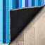 Tapis rayé bleu et uni Well Woven Crayola-86675986