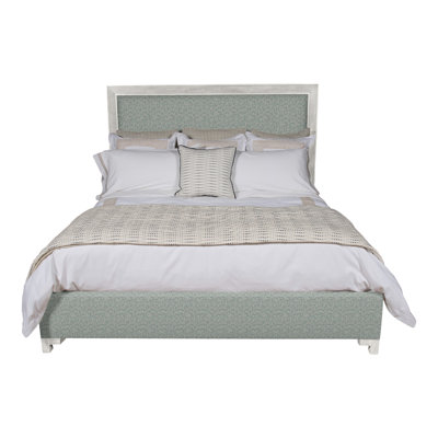 Louise/Lawrence King Upholstered Low Profile Panel Bed