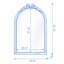 Miroir arqué de style baroque-690751545