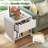 Modern Nightstand with Drawer Storage, Engineered Wood Construction-1006812329