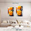 Roses orange vif-108503423