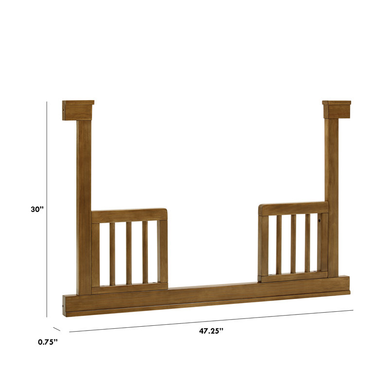 Toddler Bed Conversion Kit For Marin, Natural Walnut