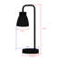 Alakai 41cm Desk Arch Metal Table Lamp with Glass Shade-106542932