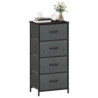 Mekenzy 4 Drawer Storage Drawer