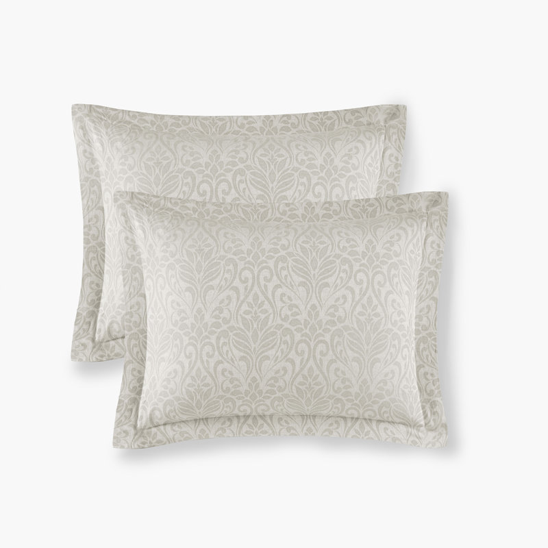 Ensemble de housse de couette en jacquard 3 pièces Gracie Mills Elvis, Housse de couette très grand + édredon très gra