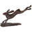 Statue de jardin sautant