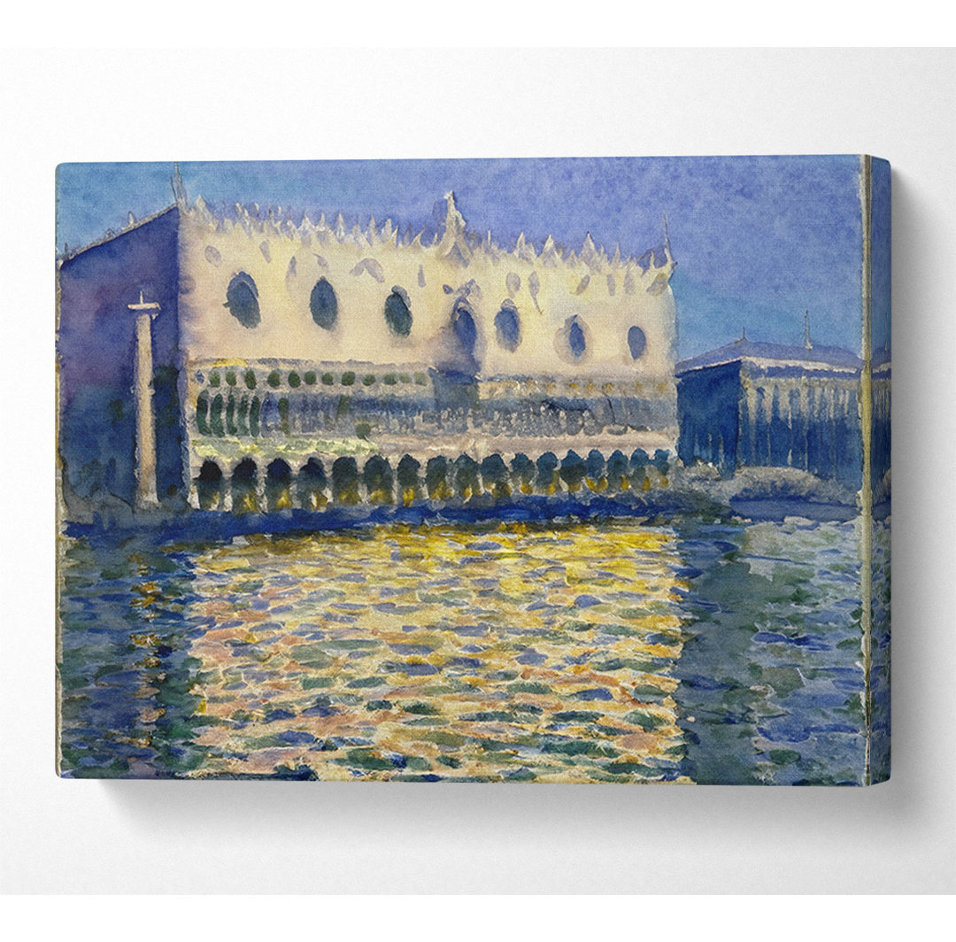 Monet Der Dogenpalast - Kunstdrucke auf Leinwand