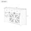 Armoire buffet à porte de grange coulissante U_Style-785993823