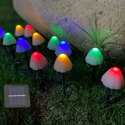 Duey 12 - Bulb 7'' Solar Powered LED Mini String Light