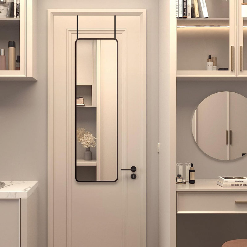 Miroir de porte rectangulaire