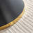 Black Marble Printed Mdf Round Dining Table