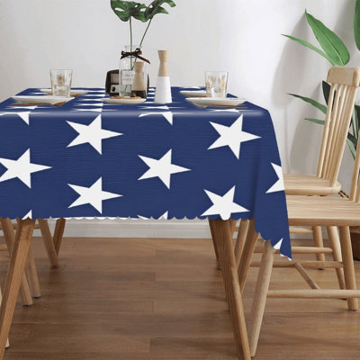 Housse de table rectangulaire 60 po x 120 po avec bords festonnés pour patio